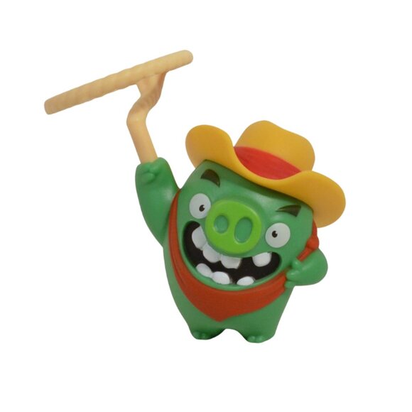 Angry Birds Cowboy Lasso Pig from McDonald’s 2016 Happy Meal (#10) - Picture 1 of 3